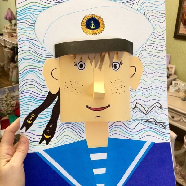 Поделка моряк