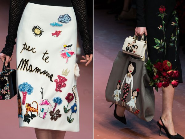 Юбка в стиле Дольче Габбана