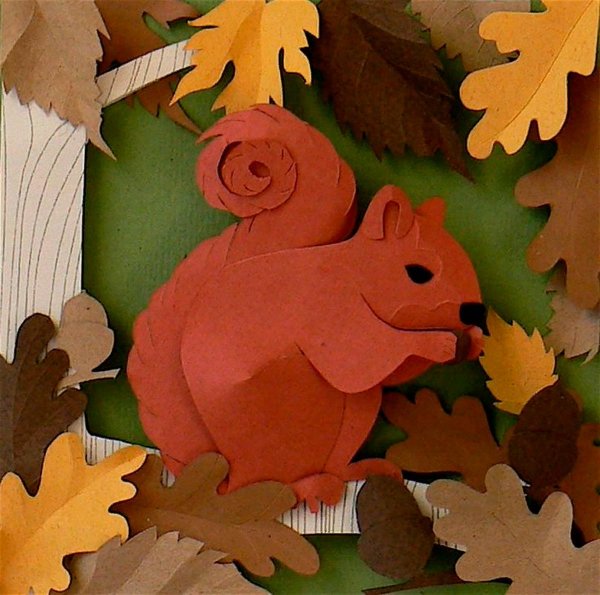 Аппликация на тему осень