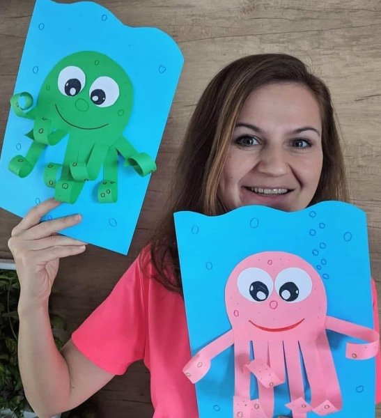 Объемная поделка осьминог