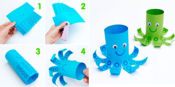 Морские обитатели поделки для детей