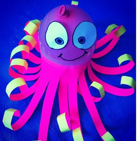 Поделка Осьминожка из бумаги