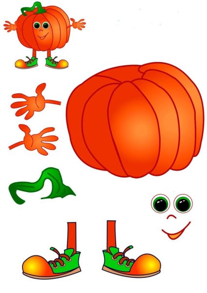 Аппликация тыква