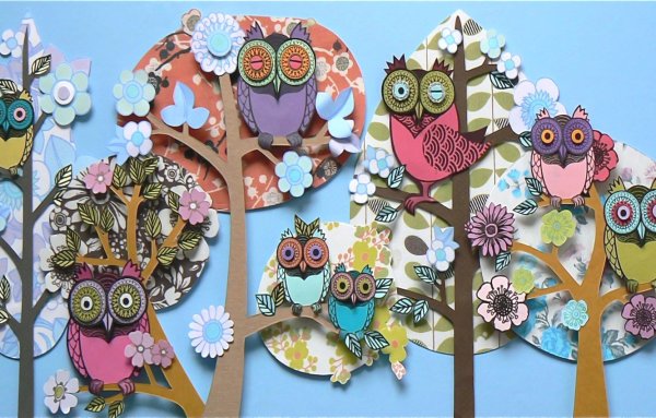 Картины сов Хелен Массельвайт