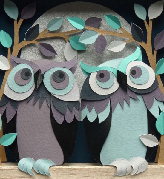 Бумажные картины Хелен Масселвайт