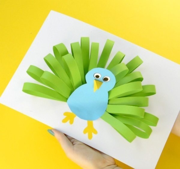 Поделки из цветной бумаги
