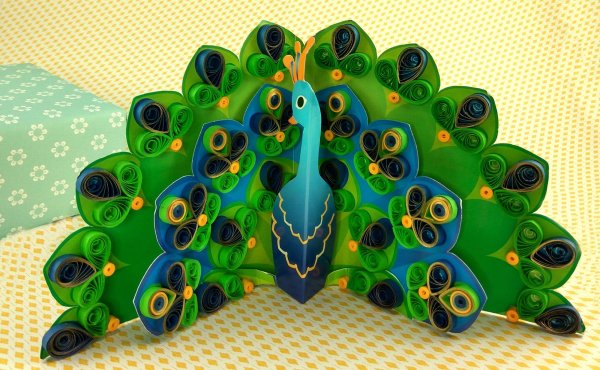 Квиллинг Павлин