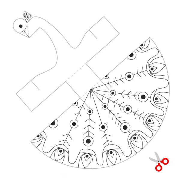 Поделка Павлин для детей