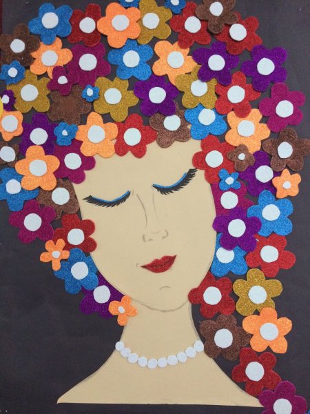 Цветная аппликация