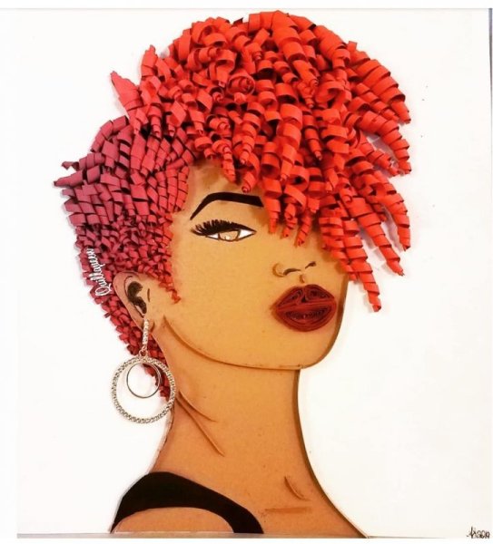 Прически из бумаги