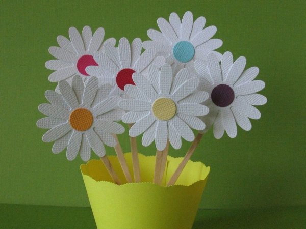 Ромашки поделки для детей