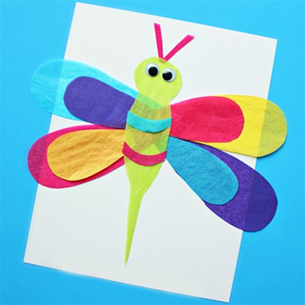 Аппликация из бумаги