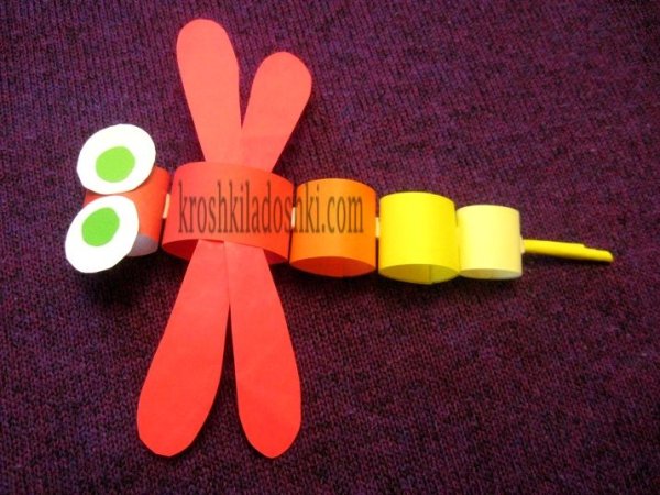 Стрекоза поделка для детей