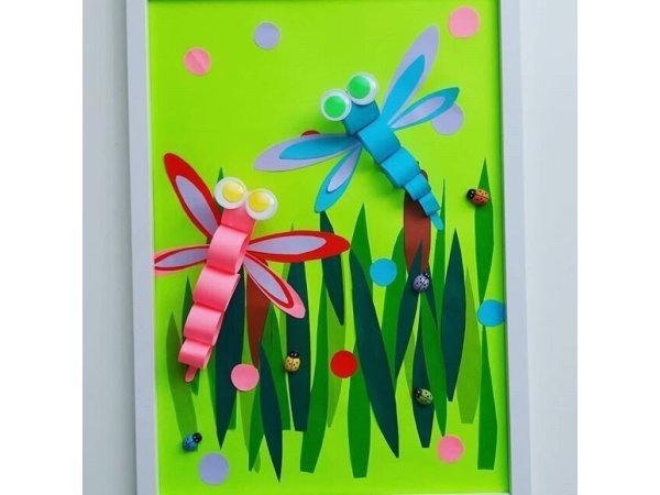 Аппликация Стрекоза