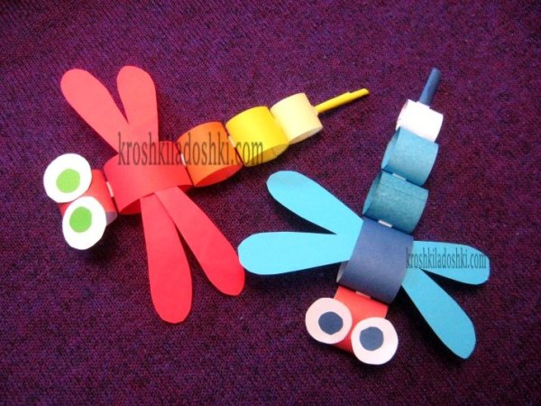 Объемная аппликация Стрекоза