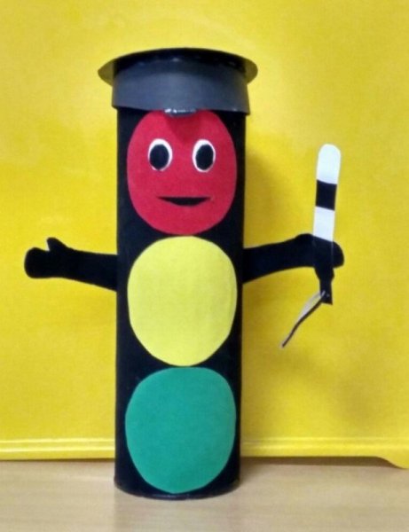 Светофор поделка для детского сада