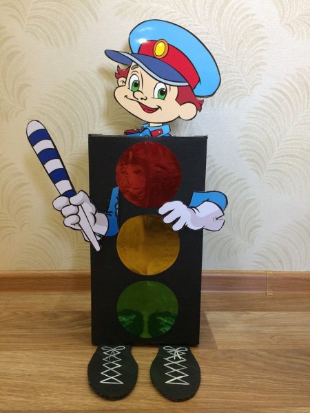 Светофор поделка для детского