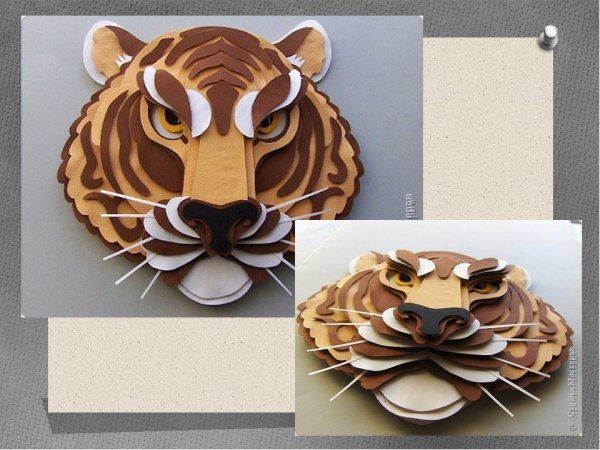 Поделка тигра своими руками на новый год