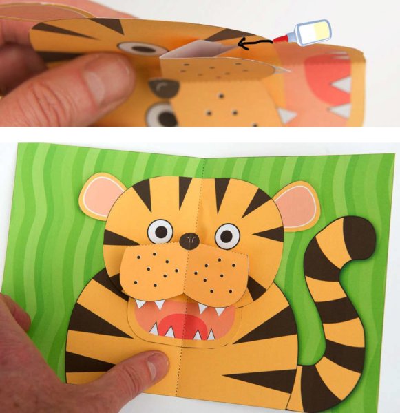 Аппликация тигр