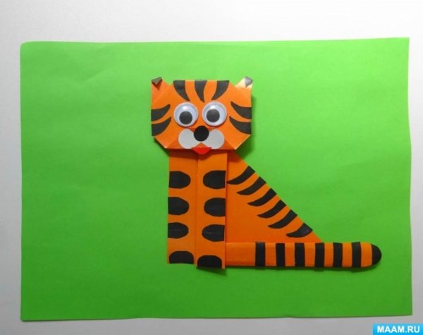 Аппликация Тигренок