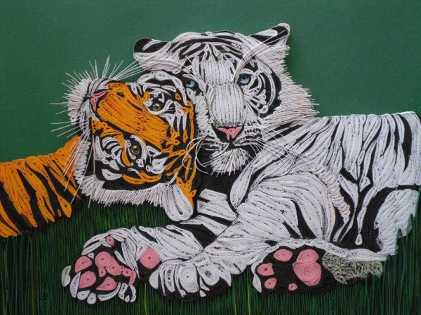Квиллинг тигра