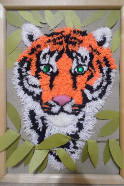 Поделка тигр
