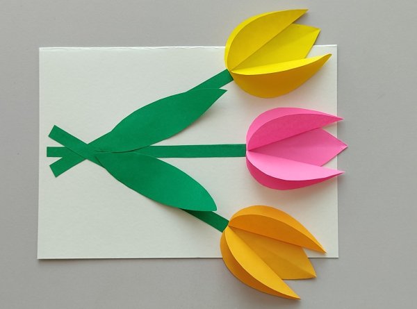 Поделки из цветной бумаги