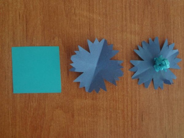 Аппликация Василек