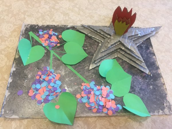 Вечный огонь поделка