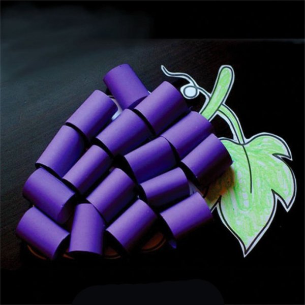 Виноград поделка из цветной бумаги