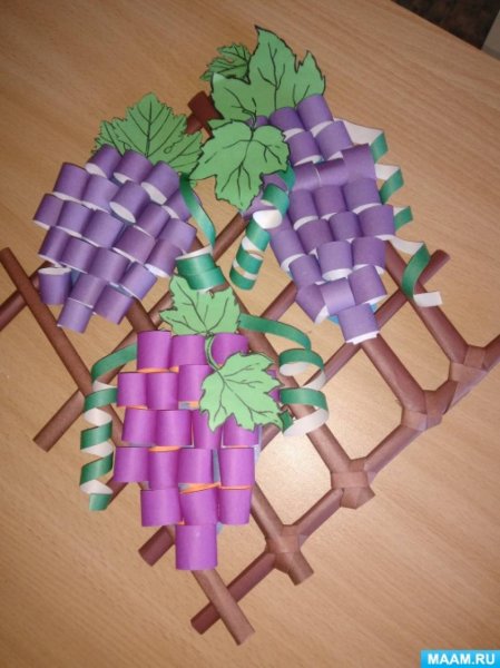 Поделка виноград