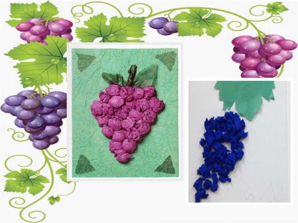 Виноград поделка для детей