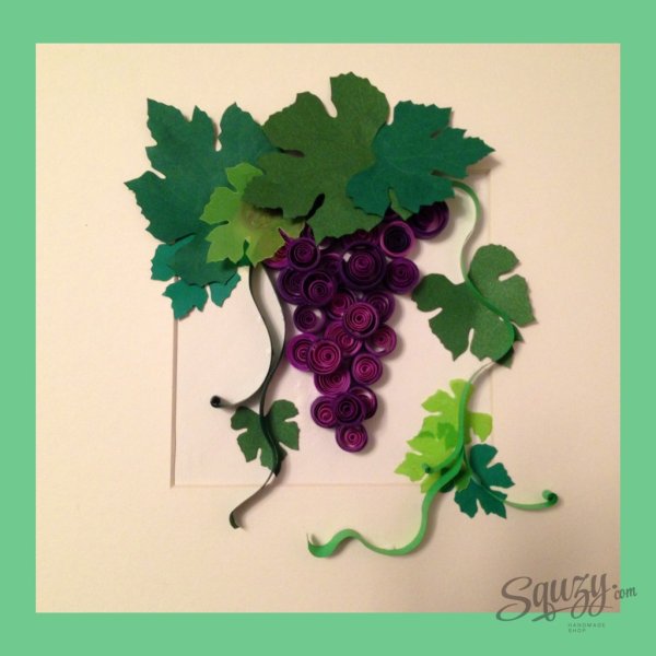 Поделка виноград