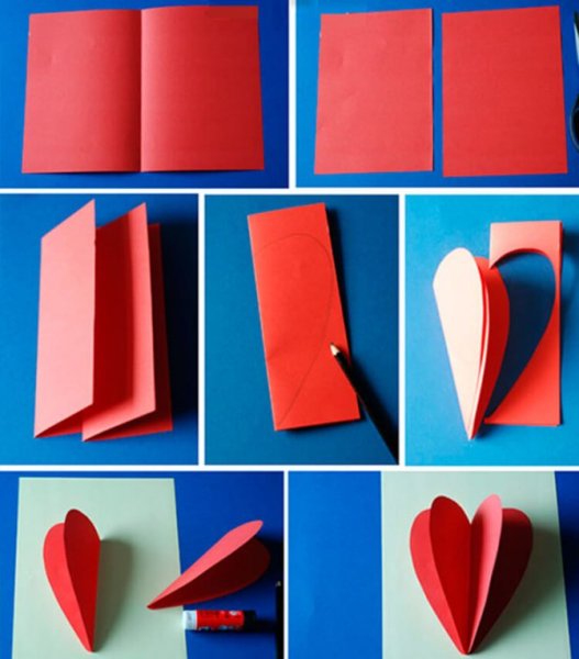 Поделка клубника из бумаги