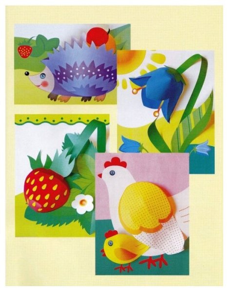 Летние объемные аппликации