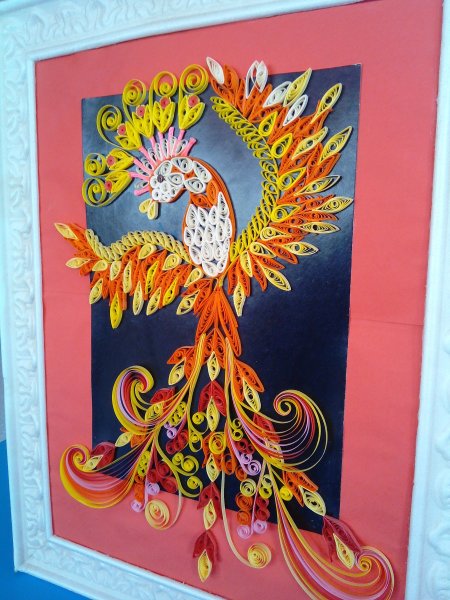 Квиллинг Жар птица