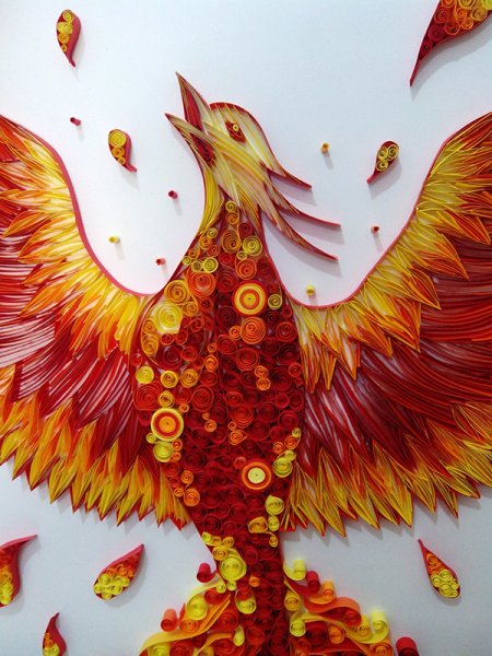 Жар птица поделка