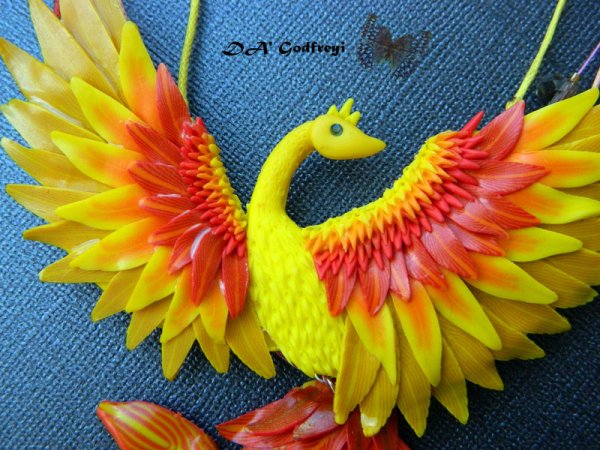 Поделка Жар птица своими руками