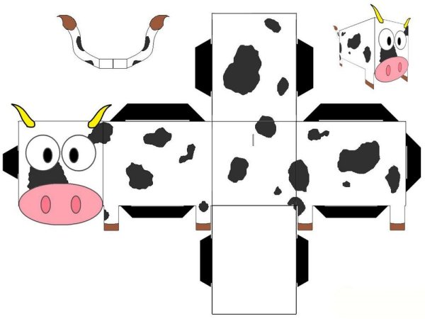 Развертки для склеивания для детей