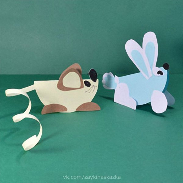 Поделка мышка из бумаги объемная