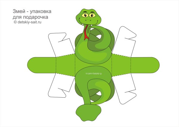 Поделки змеи из бумаги
