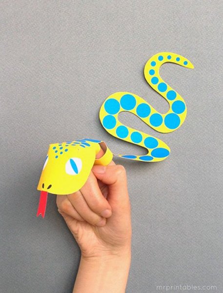 Аппликация змея