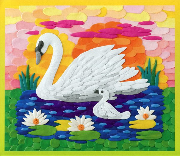 Пластилиновая живопись для детей