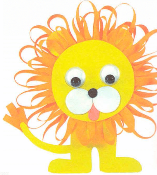 Аппликация Львенок