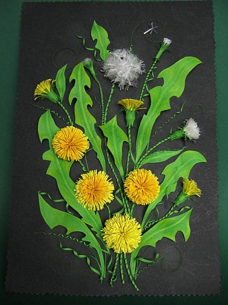 Квиллинг одуванчики