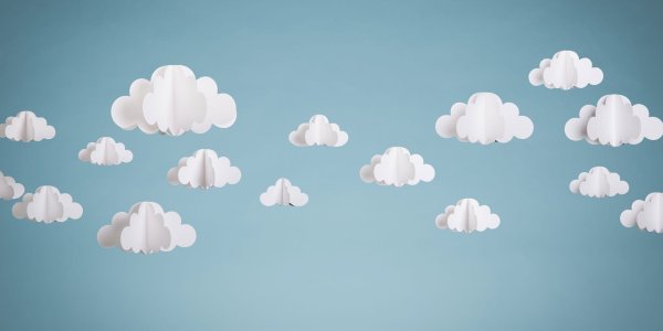 Облачка объемные декорации