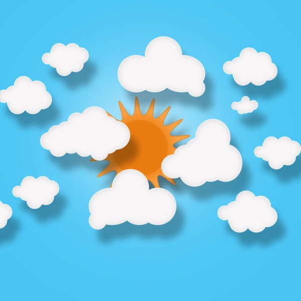 Облака аппликация