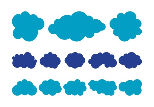 Облака аппликация