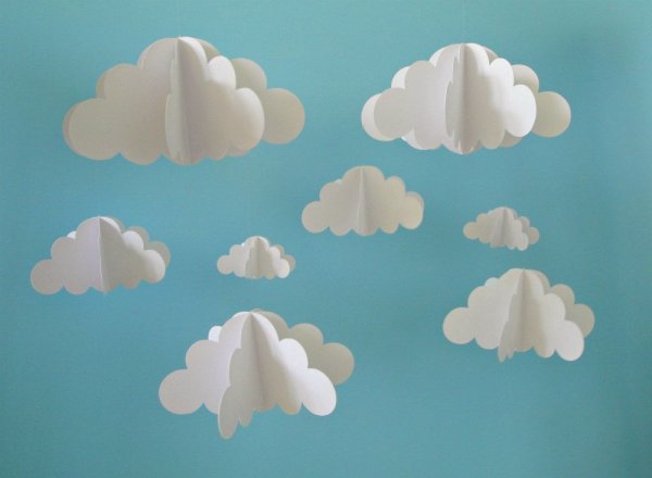 Облака из картона