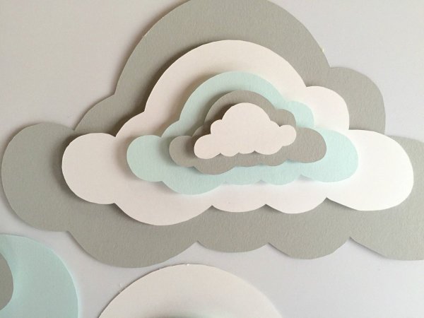Облака из картона